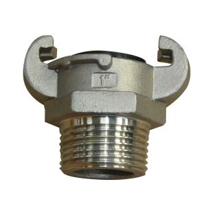 Acople Chicago Europeo Macho Inoxidable 2 Garras