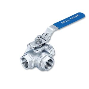 Válvula Inoxidable de Bola 3 Vías