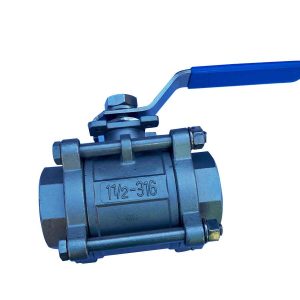 Válvula Inoxidable de Bola 3 Cuerpos